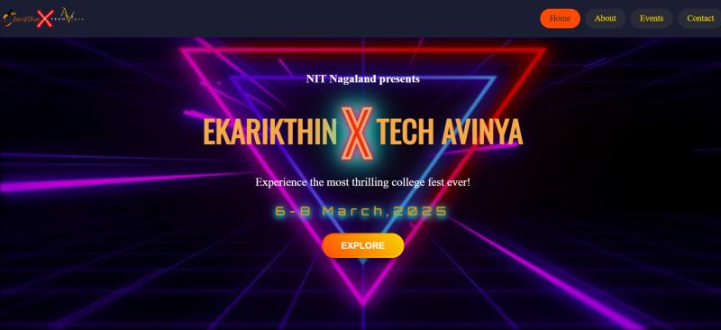Ekarikthin Cultural Festival Website